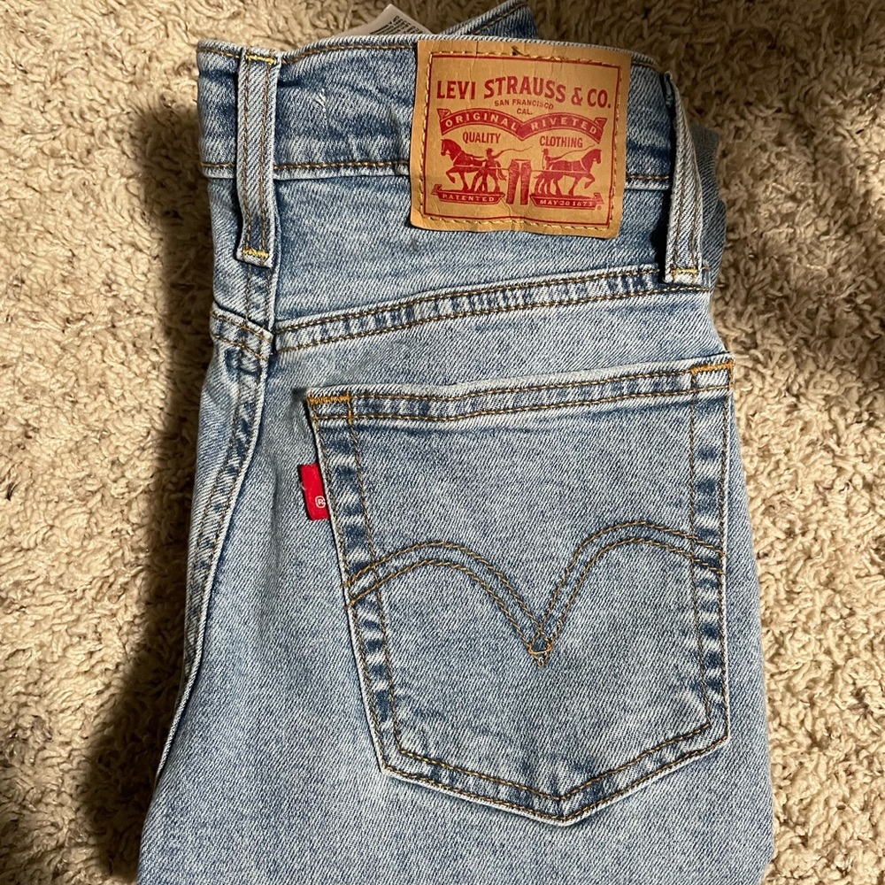 Levi’s skinny straight ripped jeans